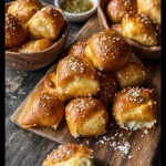 10 Minute Fluffy Air Fryer Pretzel Bites