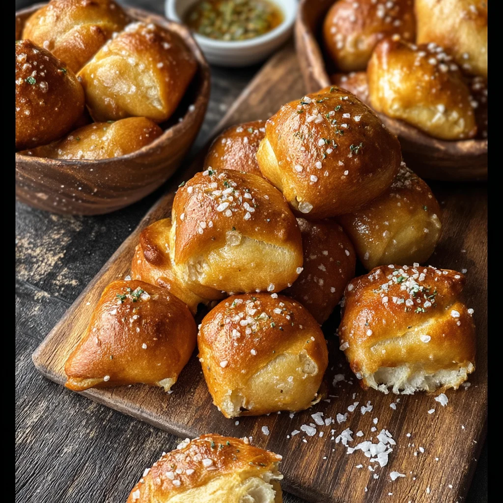 10 Minute Fluffy Air Fryer Pretzel Bites