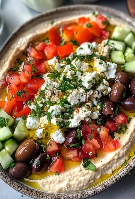 7 Layer Greek Hummus Dip