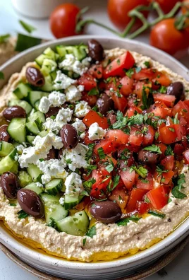 7 Layer Greek Hummus Dip