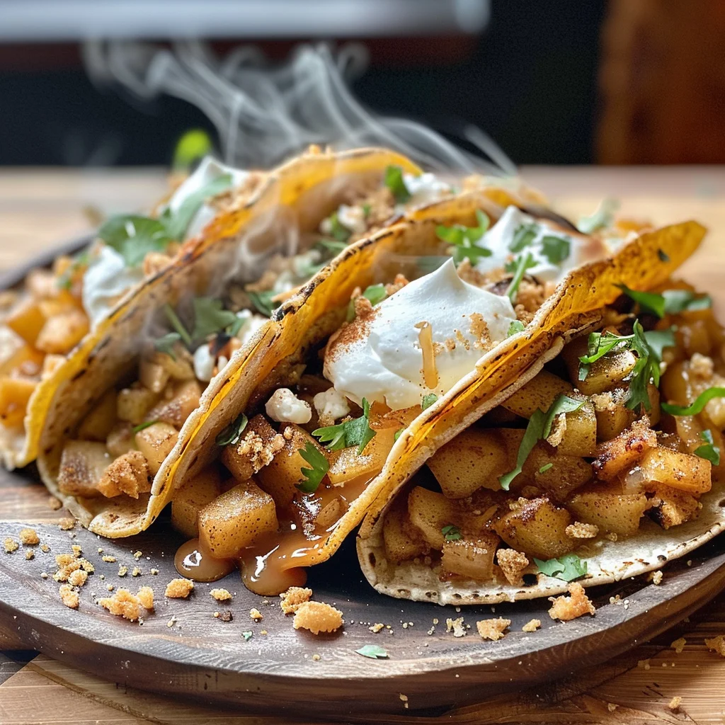 Apple Pie Tacos