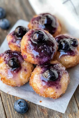 Baked Blueberry Fritter Bites