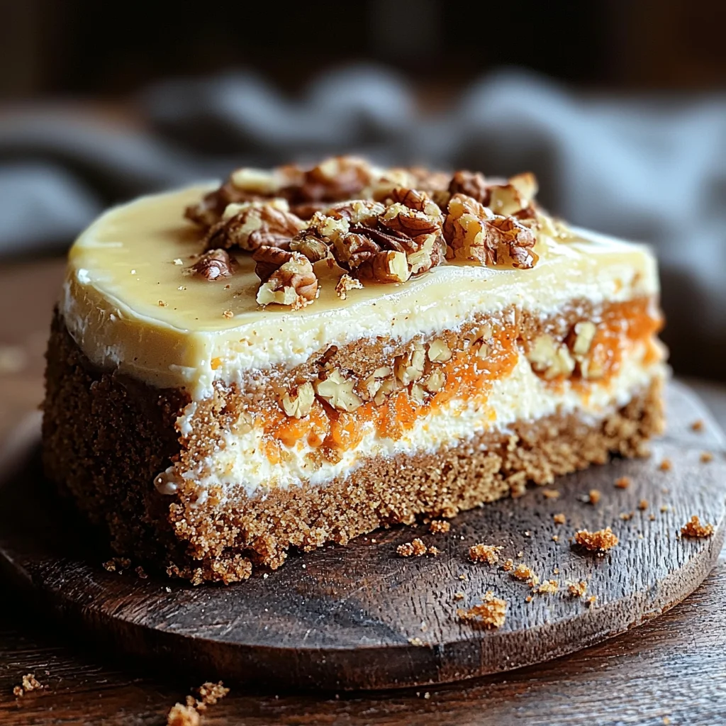 Carrot Cake Cheesecake Recipe – Easy Holiday Dessert
