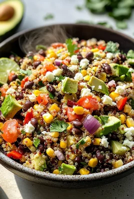 Chili-Lime Quinoa Black Bean Salad with Corn