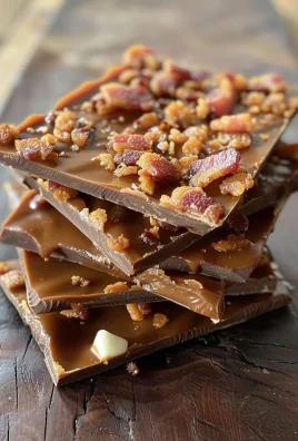 Chocolate, Caramel, Marshmallow, Whiskey & Bacon Bark