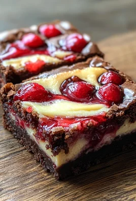 Chocolate Cherry Cheesecake Brownies