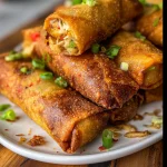 Crispy Crab Cake Egg Rolls: A Savory Seafood Snack Delight