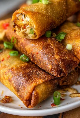 Crispy Crab Cake Egg Rolls: A Savory Seafood Snack Delight