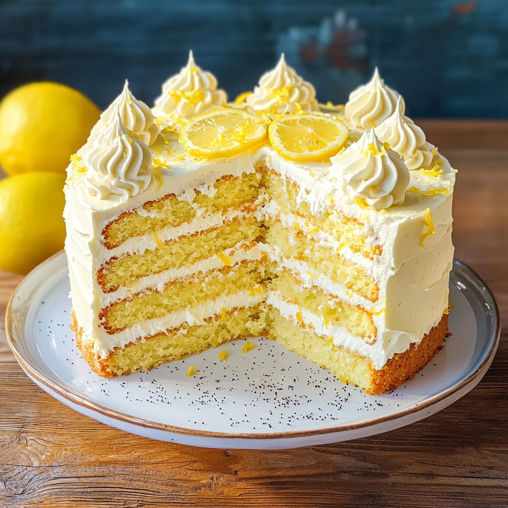 Easy Lemon Birthday Cake Recipe