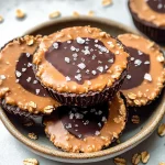 Easy No Bake Peanut Butter Oat Cups