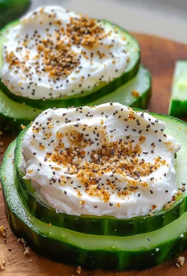 Everything Bagel Cucumber Bites