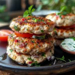Greek Chicken Burgers