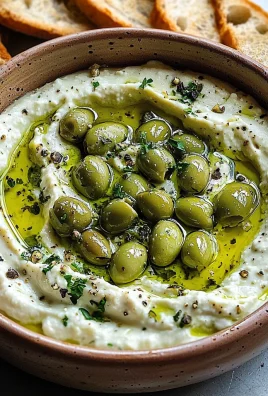 Green Olive and Feta Cheese Dip