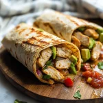 Grilled Avocado Chicken Wraps