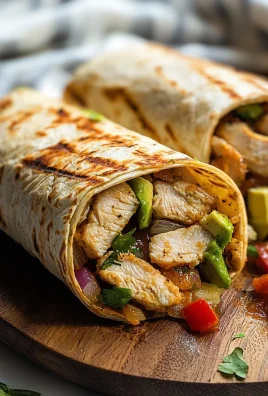 Grilled Avocado Chicken Wraps