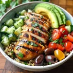 Grilled Chicken Quinoa Bowls