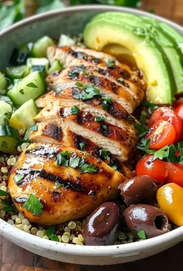 Grilled Chicken Quinoa Bowls