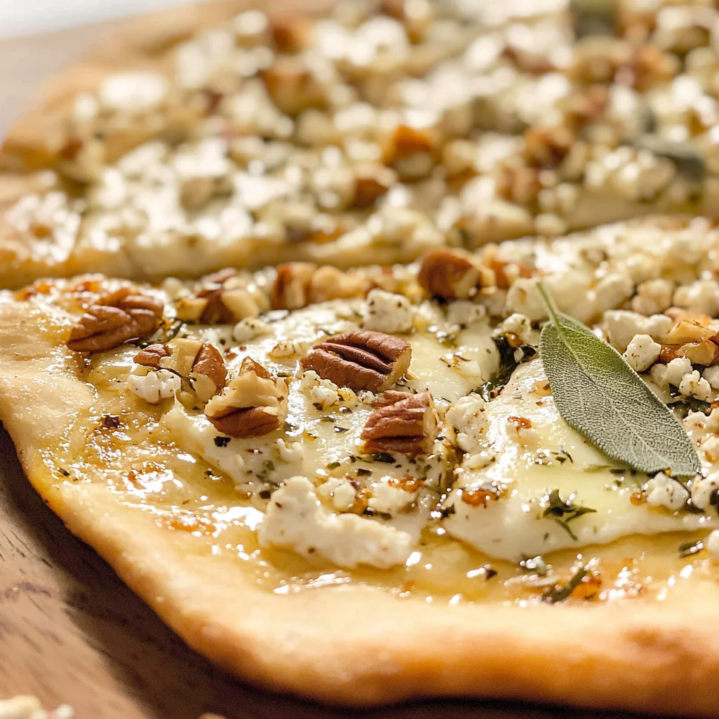 Grilled Honey Goat Cheese Pizza
