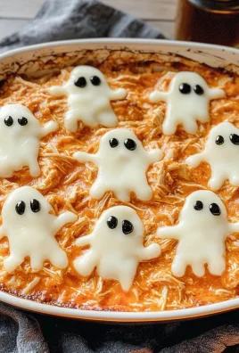 Halloween Buffalo Chicken Dip (Booffalo Dip)