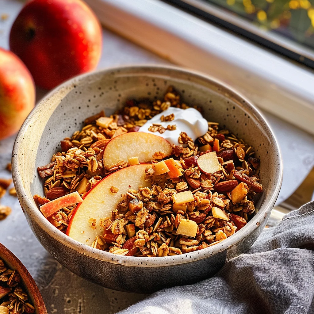 Healthy Apple Pie Granola