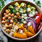 Healthy Grilled Mediterranean Bowl