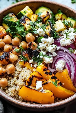 Healthy Grilled Mediterranean Bowl