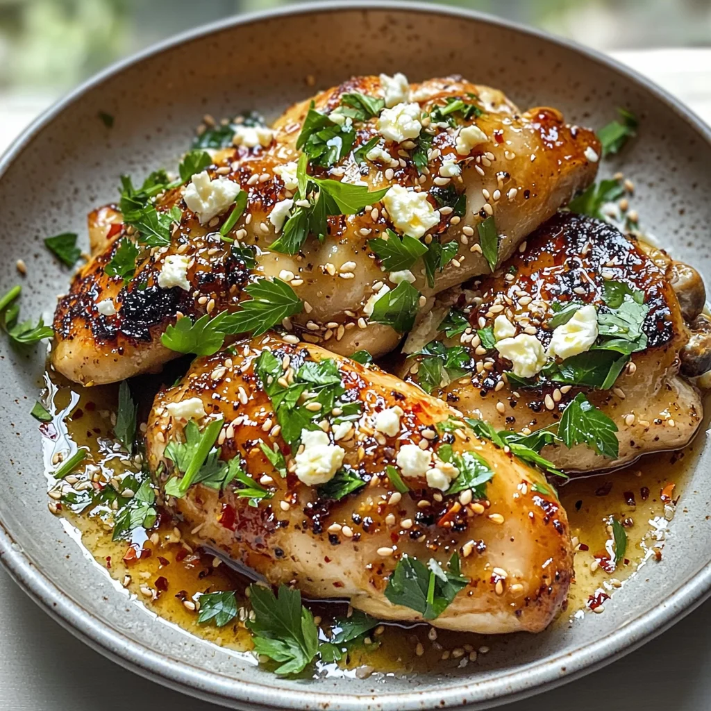 Hot Honey Feta Chicken: Easy Sweet & Spicy Dinner Delight