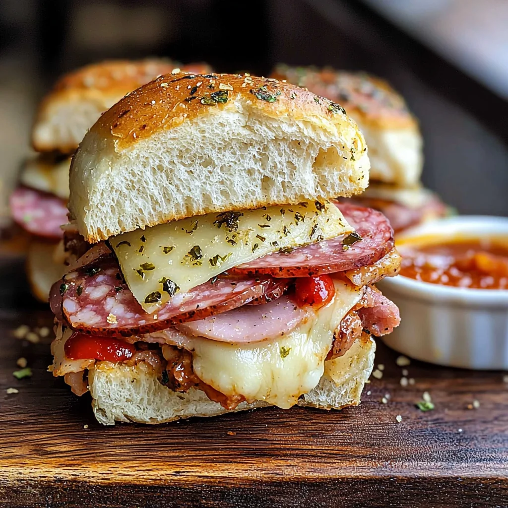 Hot Italian Sub Sliders