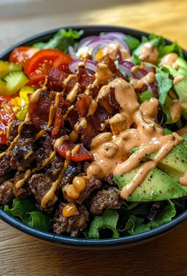 Loaded Burger in a Bowl