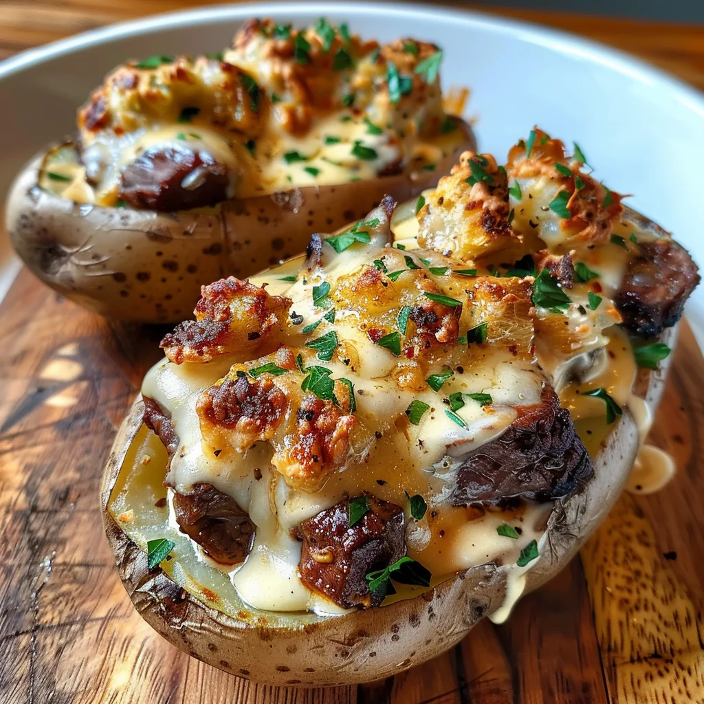 Loaded Steak Potato