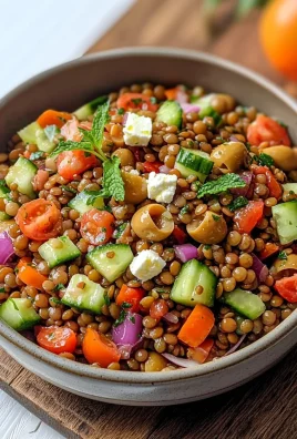 Mediterranean Lentil Salad
