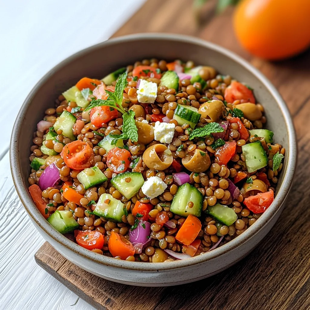 Mediterranean Lentil Salad