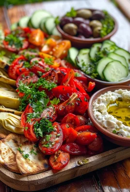 Mediterranean Mezze Tapas Platter – Easy Shareable Appetizer for Parties & Light Meals