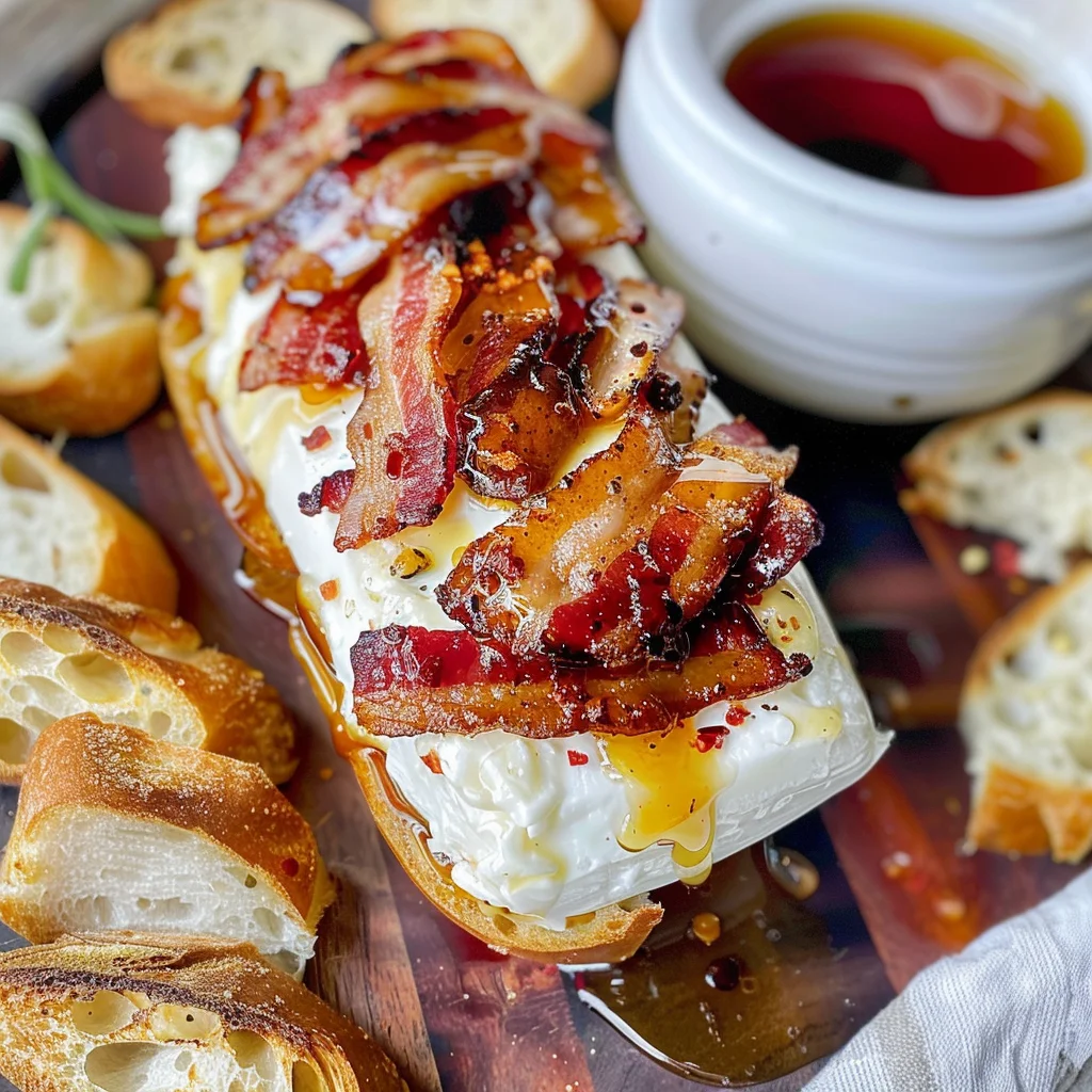 Million Dollar Bacon Goat Cheese Appetizer Log