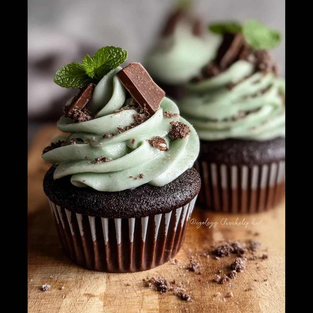 Mint Chocolate Cupcakes