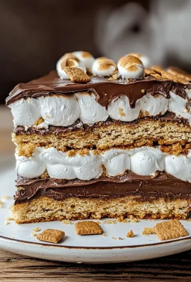No Bake S'mores Cake
