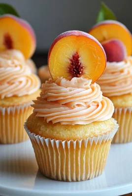 Peach Bellini Cupcakes