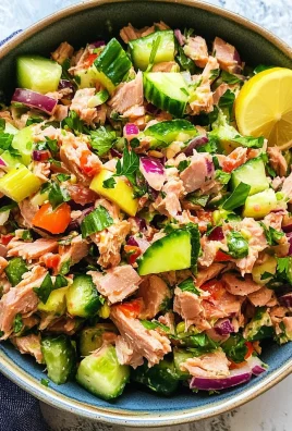 Quick Mediterranean Tuna Salad with No Mayo (Healthy)