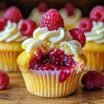 Raspberry Lemon Heaven Cupcakes