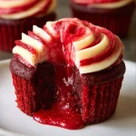 Red Velvet Molten Lava Cupcakes Recipe