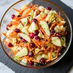 Refreshing Apple Cranberry Carrot Salad