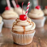 Root Beer Float Cupcakes