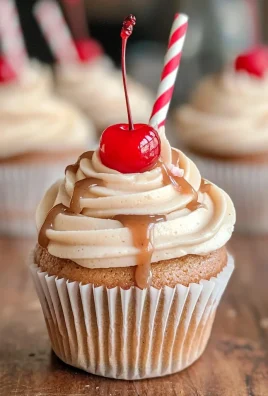 Root Beer Float Cupcakes