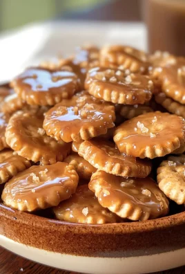 Salted Caramel Cracker Bites