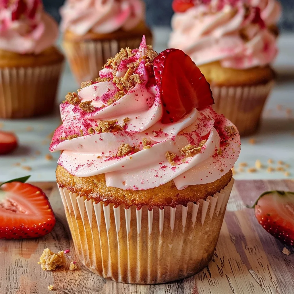 Strawberry Crunch Cupcakes: A Delicious Nostalgic Treat