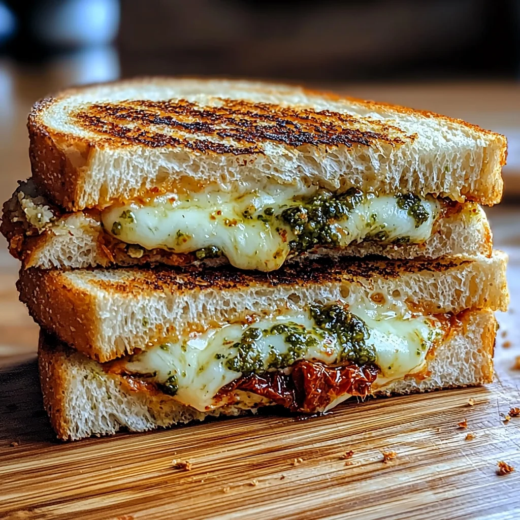 Sun-Dried Tomato Pesto Grilled Cheese: A Flavor Delight!
