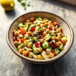 Tahini Lemon Chickpea Salad: A Refreshing Delight!