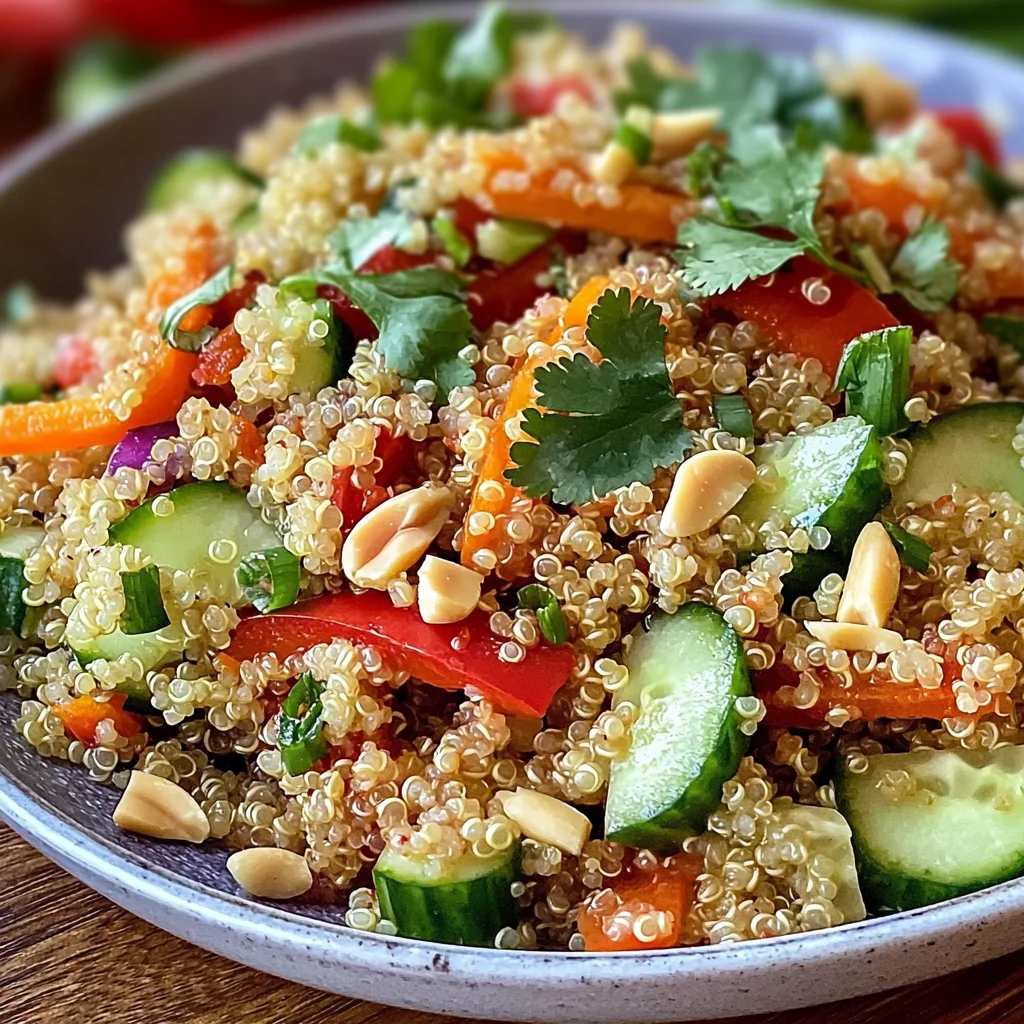 Thai Quinoa Crunch Salad: A Refreshing Healthy Delight!