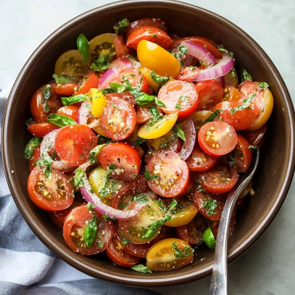 The Best Summer Cherry Tomato Salad Recipe