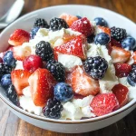Triple Berry Cheesecake Fruit Salad